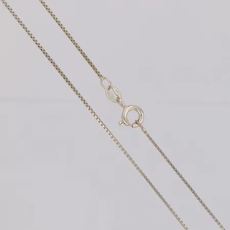 Kedja Venezia längd 40cm, bredd 0,8mm, GHA 925/1000 silver Vikt: 1,5 g