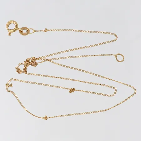 Kedja Pansar UnoAerre, längd 43,5cm bredd 0,8mm, knutar, 18K Vikt: 1,5 g