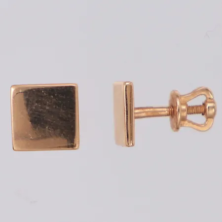 Örhängen Ø6,8mm skruvlås 14K Vikt: 1,4 g