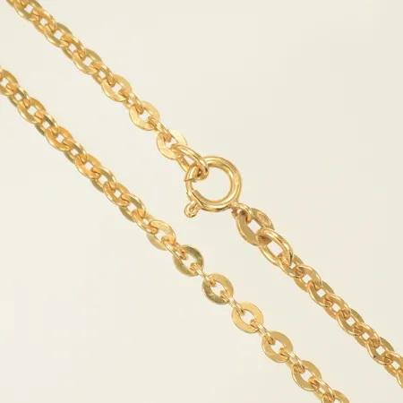 Halskedja Ankar längd 51cm bredd 3mm, 18K 12,5g Vikt: 12,5 g
