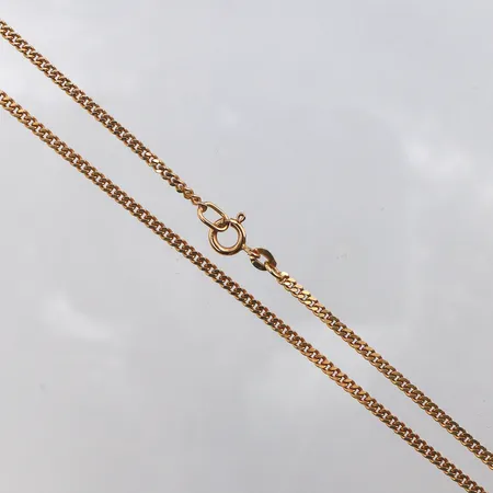 Kedja pansar, 46cm, bredd: 2,5mm, italiensk stämplar, 18K Vikt: 10,2 g