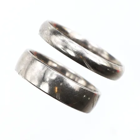 2st Ringar Palladium, 500PD, stl:19½+21. 8,7g