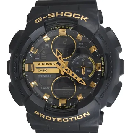 Armbandsur Casio G-Shock, stål/resinplast, Ø45 mm, quartz - fullt fungerande, GMA-S140M-1AER, fint skick,