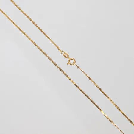 Kedja S-länk Balestra längd 38,5cm, bredd 1,2mm, 18K Vikt: 3,5g Vikt: 3,5 g