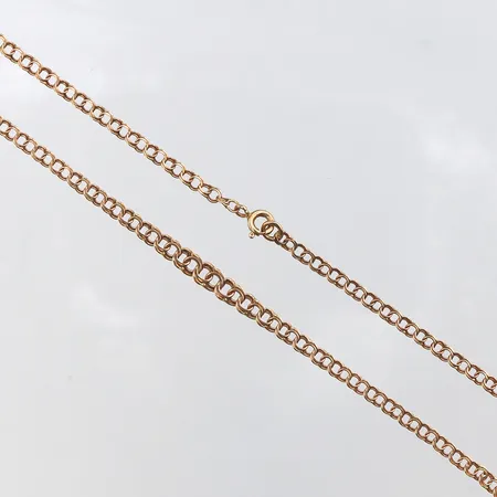Collier doserad Bismarck, 42cm, bredd: 3-4,4mm, 18K Vikt: 5,1 g