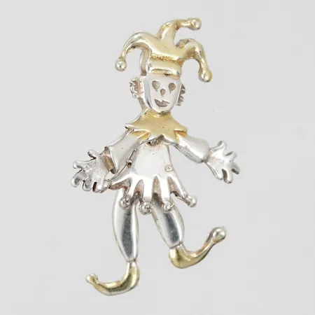 Hänge Jester Charm längd: ca 2,5cm bredd: ca 18mm silver 925/1000 Vikt: 2 g