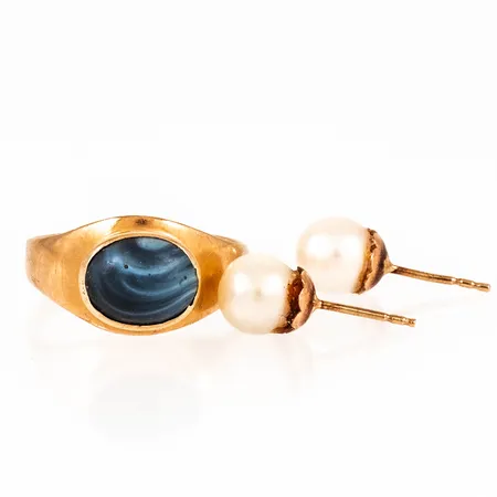 Diverse defekt guld 18K 4,2g. 