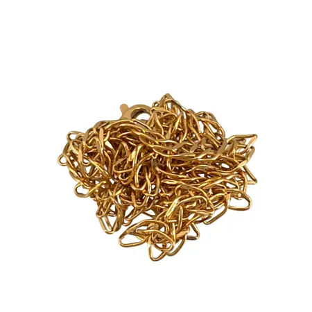 Halskedja, 18K guld, ojämnheter Vikt: 3,7 g