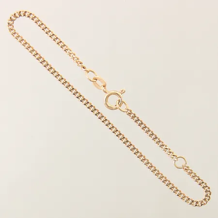 Armband Pansar Balestra ställbar längd 14-16,5cm bredd 2mm 18K Vikt: 2,7 g