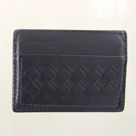 Korthållare Bottega Veneta P00356892H mått 9,5x7cm, läder med lätt bruksslitage, inga tillbehör