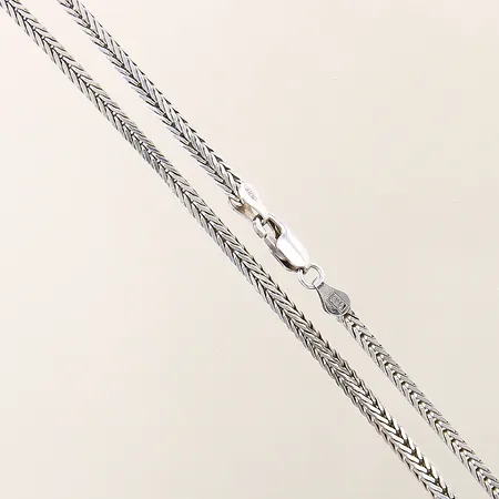 Kedja Rävsvans GHA längd 55cm bredd 3mm silver 925/1000 Vikt: 20,5 g