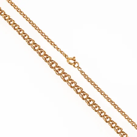 Collier Bismarck 48cm bredd 2,5-5mm 18K 7,7g. 