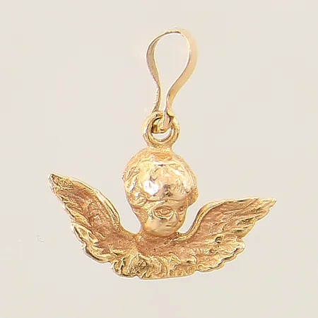 Hänge ängel 20x17mm skev ögla 18K Vikt: 1,2 g