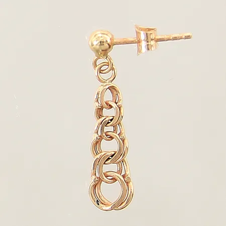 Udda örhänge Bismarck 22x5mm 18K Vikt: 0,8 g