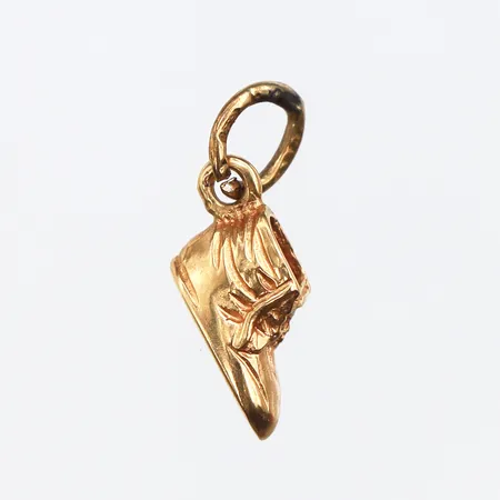 Hänge sko, längd:15,4mm, bredd:4,3mm, 18K Vikt: 1,1 g