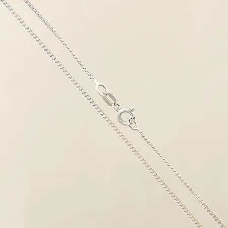 Kedja Pansar längd 45cm bredd 1,3mm silver 835/1000 Vikt: 2,1 g