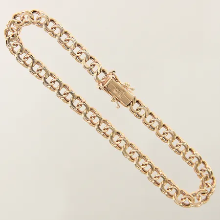 Armband Bismarck längd 18,5cm bredd 5,2mm 18K  Vikt: 10,4 g