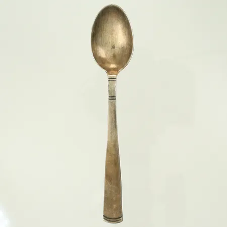 Kaffesked modell Rosenholm, graverad, 120mm, silver 830/1000-delar 13,6g 