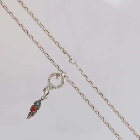 Kedja längd 46cm, 1 Hänge Thomas Sabo, Charm Club längd 50mm, 925/1000 silver Vikt: 7,1 g