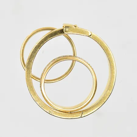 Diverse defekt guld, 18K. Vikt: 13,3 g