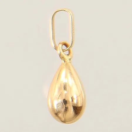 Hänge ägg 16x5mm 18K Vikt: 0,4 g