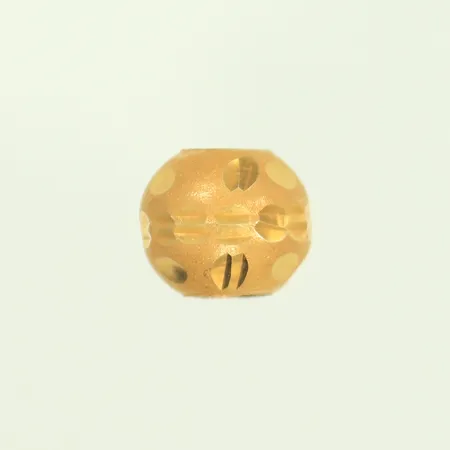 Berlock Ø10mm hålen 5mm, 21K 0,8g Vikt: 0,8 g