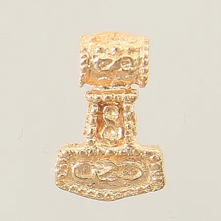 Hänge "Thors hammare" 15x9,6mm GFAB 18K 