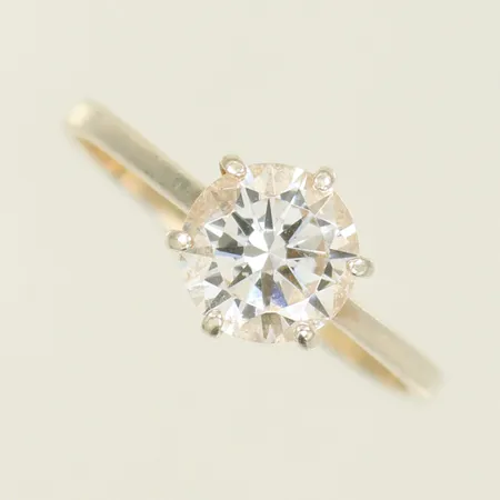 Ring med vit sten stl 18, bredd 2-8mm, Silver 925/1000, 2g Vikt: 2 g