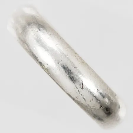 Ring slät GHA stl: 17½ bredd: ca 4mm repor silver 925/1000 Vikt: 5 g