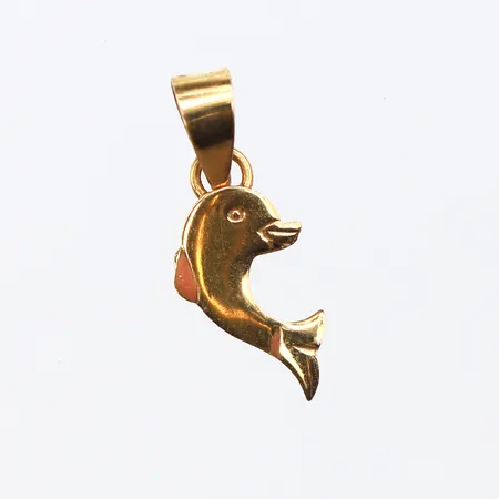 Hänge Delfin 15mm, 18K Vikt: 0,2 g