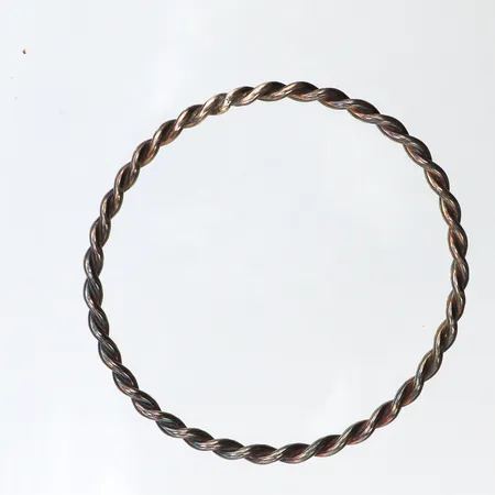 Armring stelt, Ø66,4mm, ostämplat silver. Vikt: 15,9 g