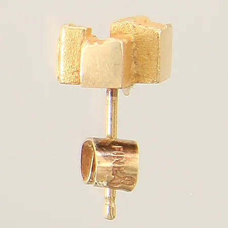 Udda örhänge Björn Weckström Lapponia 7x8mm 18K Vikt: 2,1 g