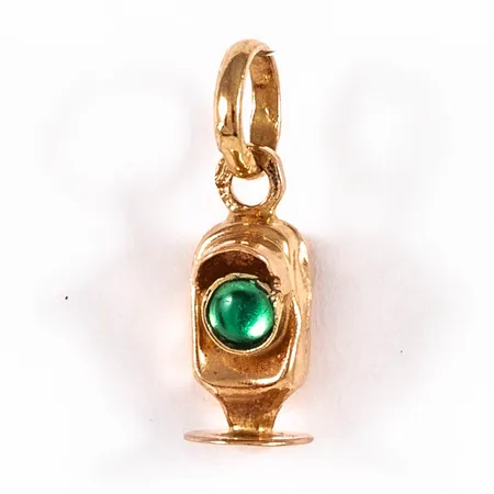 Hänge trafikljus 5x17mm 18K 0,9g. 