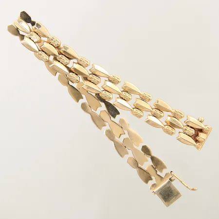Armband längd 18,5cm bredd 11,2mm 18K  Vikt: 18,5 g