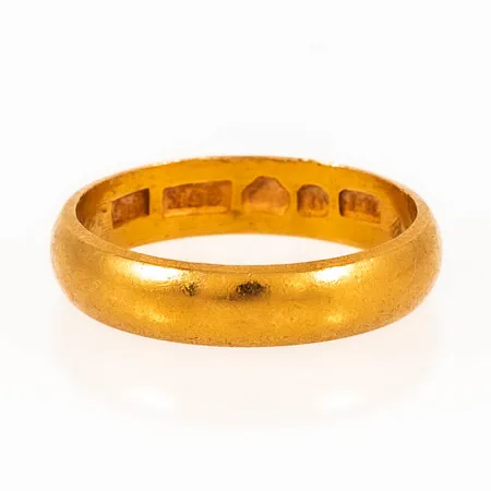 Ring gravyr 23K 5,7g. 