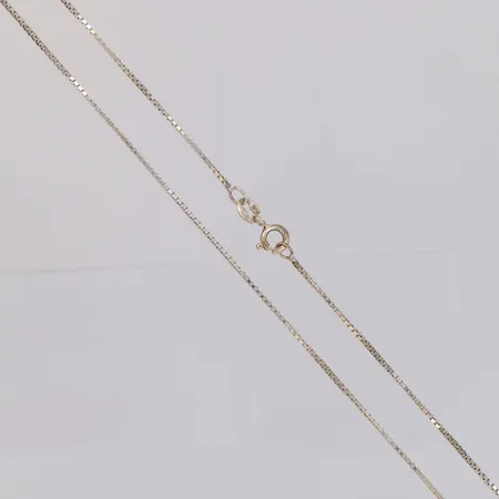 Kedja Venezia längd 50cm bredd 1,0mm, Guldfynd 925/1000 silver Vikt: 3,6 g