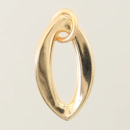 Hänge 19x10mm ostämplad 18K Vikt: 1 g