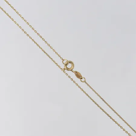 Kedja Ankar längd 45cm, bredd ca 1mm, 14K Vikt: 1,8 g