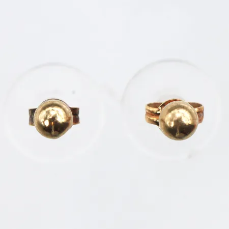 Ett par örhängen Ø4mm, stift, 18K Vikt: 0,4 g
