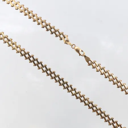 Collier 42,5cm, bredd: 7,7mm, 18K Vikt: 23,2 g