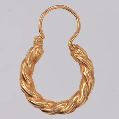 Udda örhänge längd 20,9mm bredd 14,3mm 18K Vikt: 0,6 g
