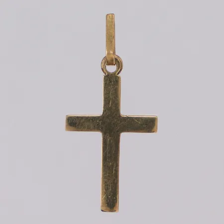 Hänge Kors längd 26,0mm bred 12,1mm 14K Vikt: 0,6 g