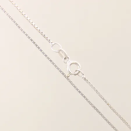 Kedja Venezia längd 38,5cm bredd 1mm en länkbit ojämn silver 925/1000 Vikt: 2,5 g