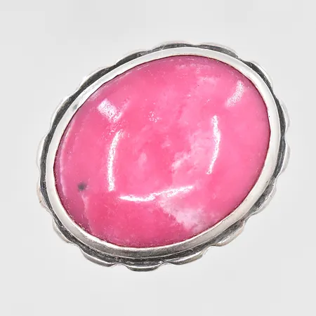 Ring med rosa sten stl:17¾ Bertil Kempe 925/1000 silver Vikt: 20,7 g