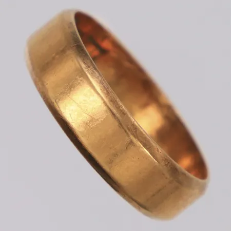 Ring stl 20¼ bredd 6,0mm, gravyr, 18K Vikt: 6,8 g