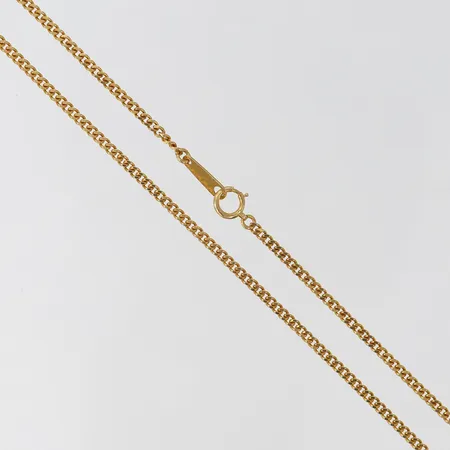Kedja Pansar längd 41cm bredd 1,8mm, 18K.  Vikt: 6,3 g
