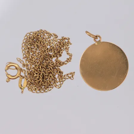 Diverse guld defekt gravyr 18K Vikt: 4 g
