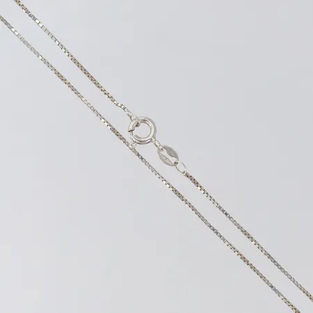 Kedja Venezia längd 42cm bredd 0,8mm Silver 925/1000.  Vikt: 1,7 g