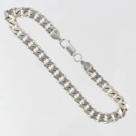 Armband Pansar längd 20cm bredd 6,7mm Silver 925/1000.  Vikt: 16,3 g