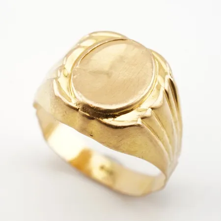 Ring, defekt, 21k Vikt: 4,5 g
